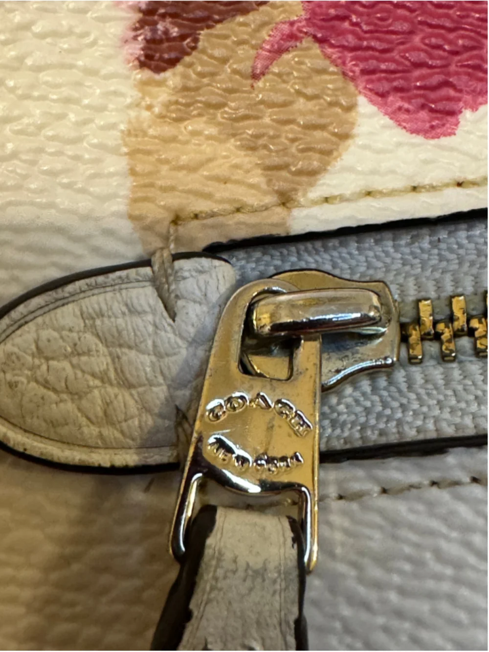Coach Floral chain clutch / purse